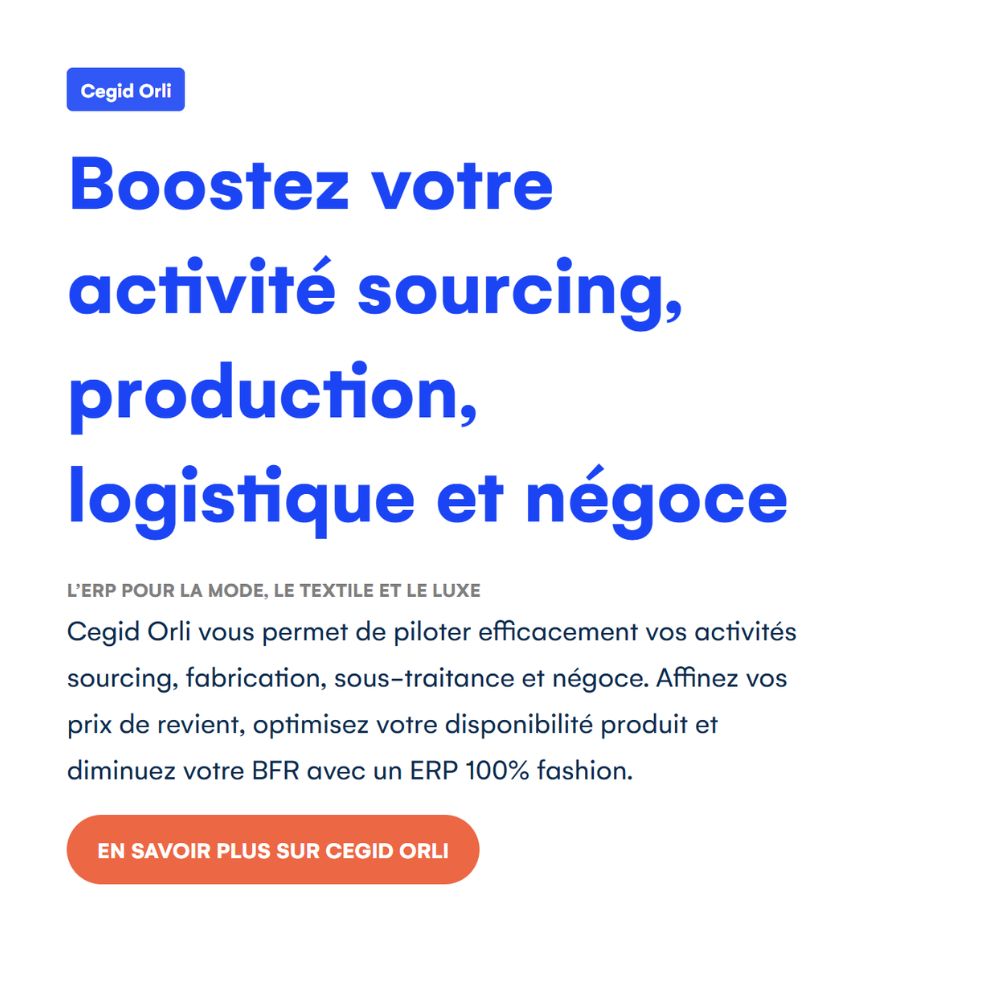 ERP Cegid Orli avec Shopify